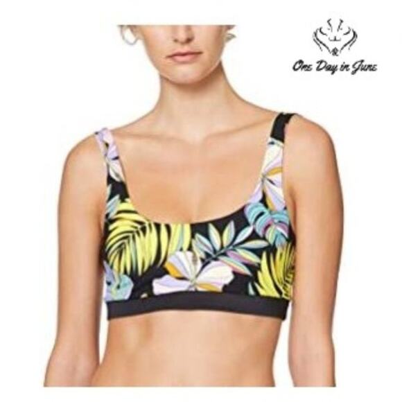 Spyder Reversible Scoop Bikini Top Swimsuit Size M - Picture 1 of 6